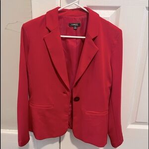 Machine washable red Elementz blazer